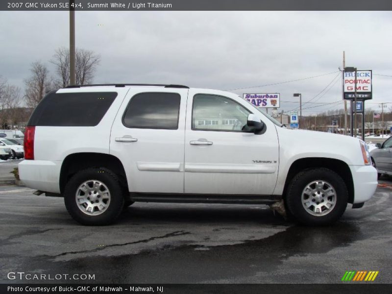 Summit White / Light Titanium 2007 GMC Yukon SLE 4x4