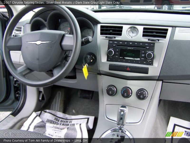 Silver Steel Metallic / Dark Slate Gray/Light Slate Gray 2007 Chrysler Sebring Sedan