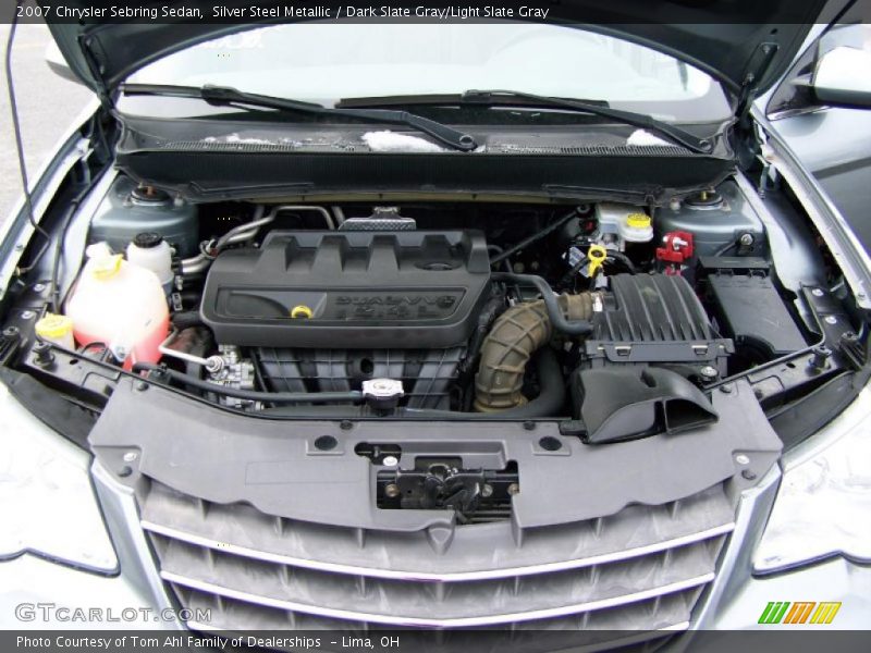 Silver Steel Metallic / Dark Slate Gray/Light Slate Gray 2007 Chrysler Sebring Sedan