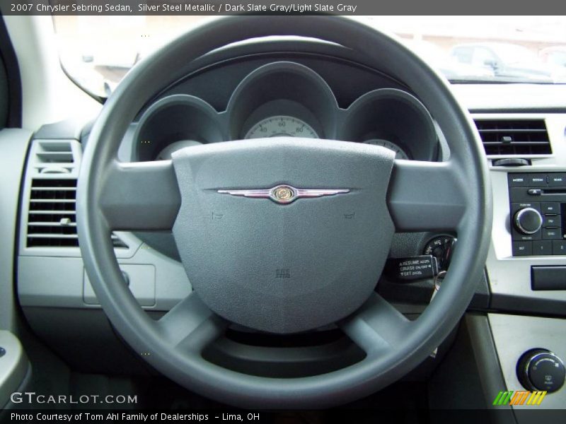 Silver Steel Metallic / Dark Slate Gray/Light Slate Gray 2007 Chrysler Sebring Sedan