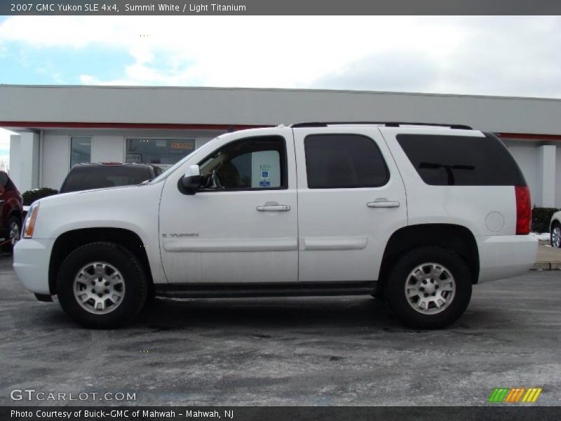 Summit White / Light Titanium 2007 GMC Yukon SLE 4x4
