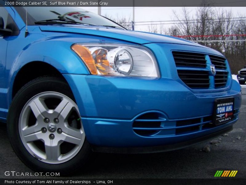 Surf Blue Pearl / Dark Slate Gray 2008 Dodge Caliber SE