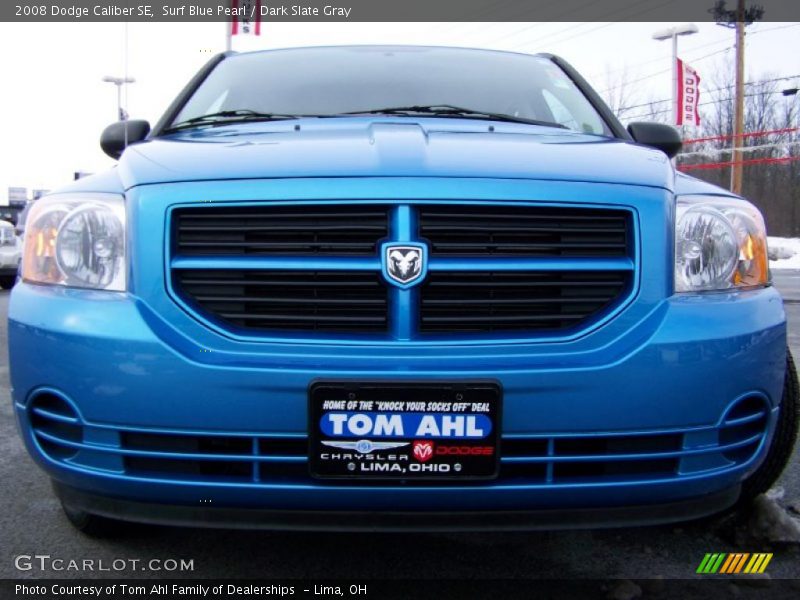 Surf Blue Pearl / Dark Slate Gray 2008 Dodge Caliber SE