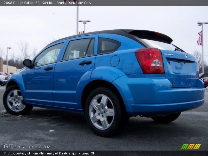Surf Blue Pearl / Dark Slate Gray 2008 Dodge Caliber SE