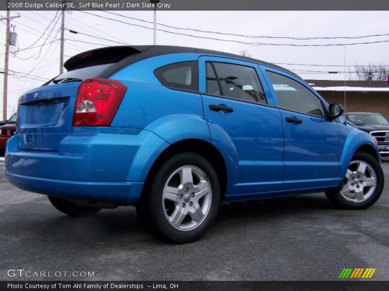 Surf Blue Pearl / Dark Slate Gray 2008 Dodge Caliber SE