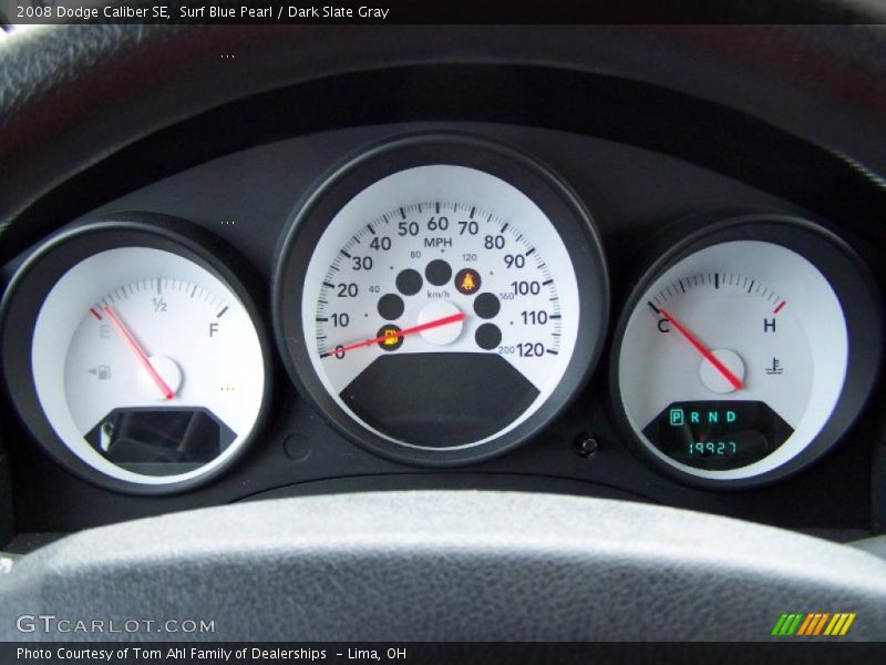 Surf Blue Pearl / Dark Slate Gray 2008 Dodge Caliber SE