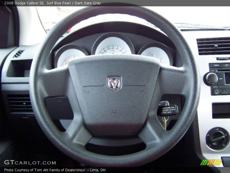Surf Blue Pearl / Dark Slate Gray 2008 Dodge Caliber SE
