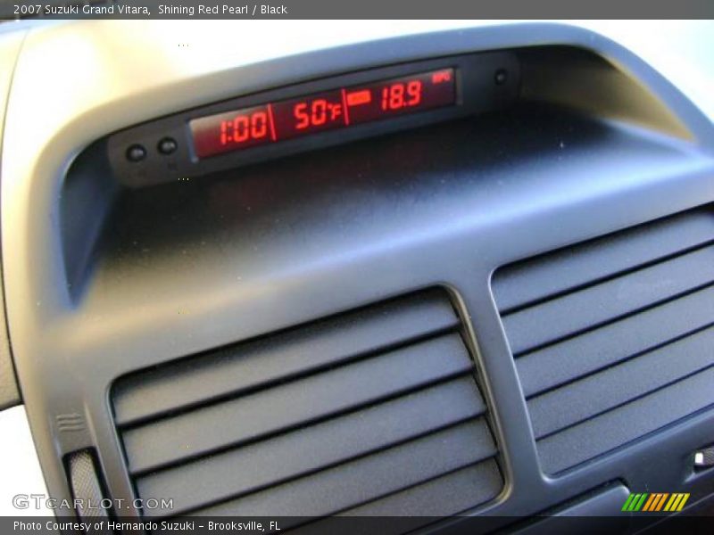 Shining Red Pearl / Black 2007 Suzuki Grand Vitara