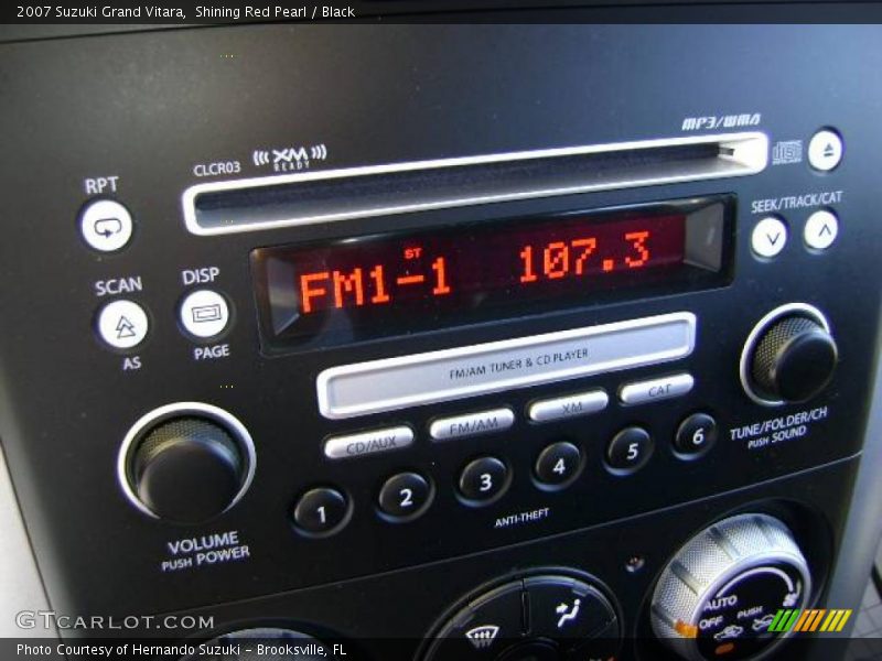 Shining Red Pearl / Black 2007 Suzuki Grand Vitara