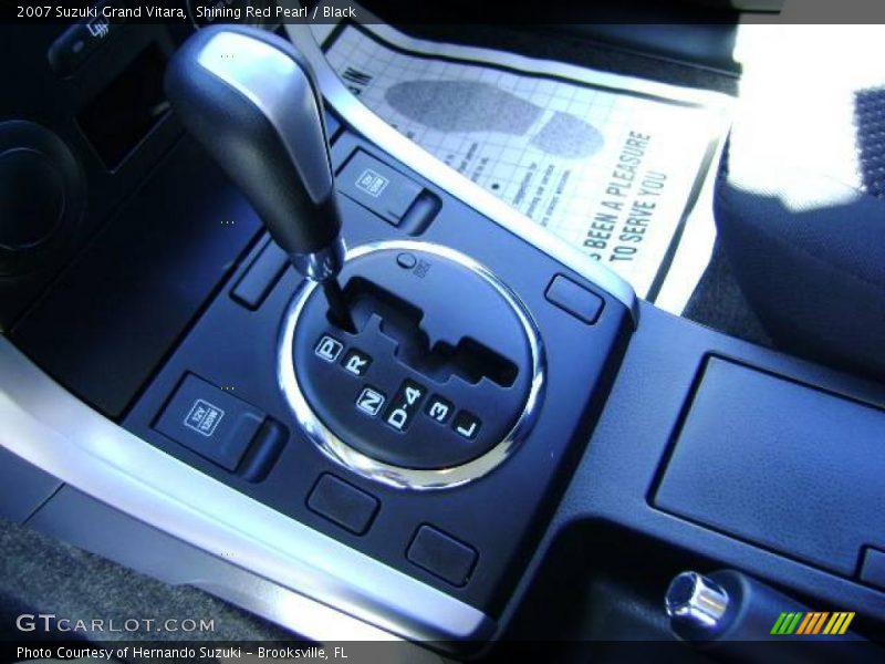 Shining Red Pearl / Black 2007 Suzuki Grand Vitara