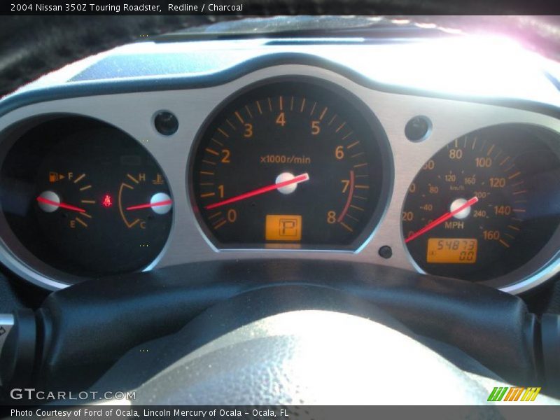 Redline / Charcoal 2004 Nissan 350Z Touring Roadster