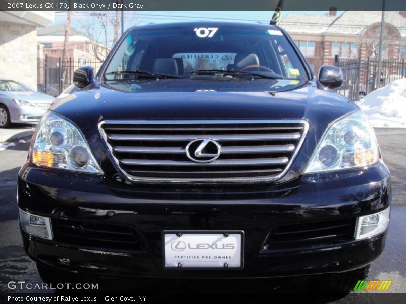 Black Onyx / Dark Gray 2007 Lexus GX 470