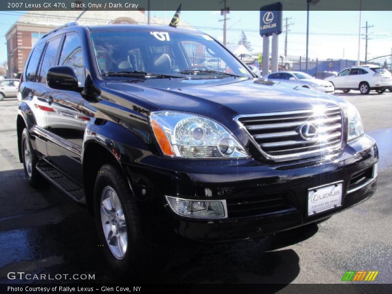 Black Onyx / Dark Gray 2007 Lexus GX 470