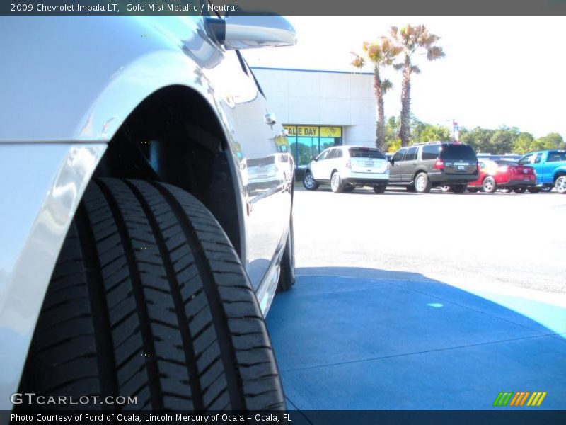 Gold Mist Metallic / Neutral 2009 Chevrolet Impala LT