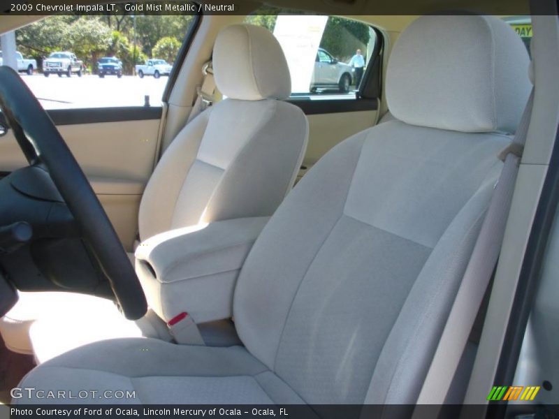 Gold Mist Metallic / Neutral 2009 Chevrolet Impala LT