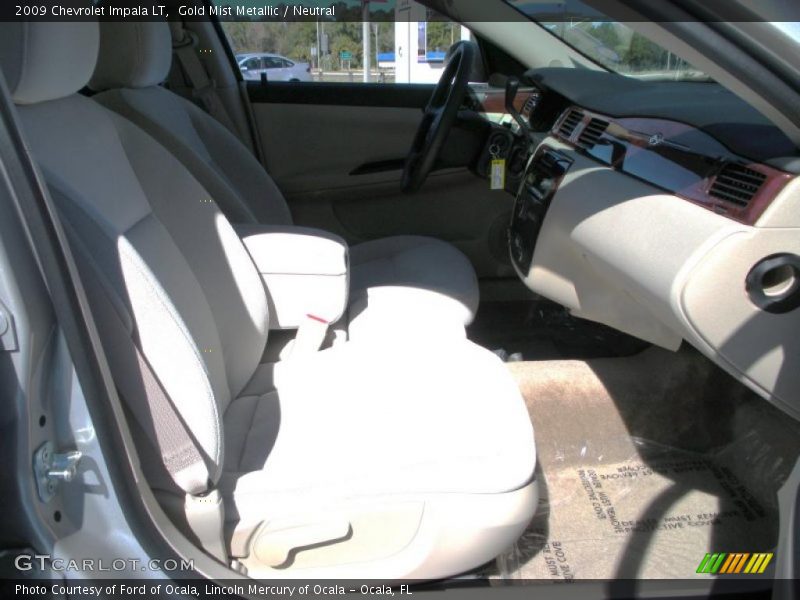 Gold Mist Metallic / Neutral 2009 Chevrolet Impala LT