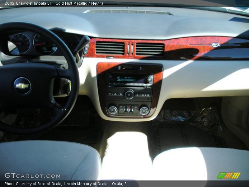 Gold Mist Metallic / Neutral 2009 Chevrolet Impala LT