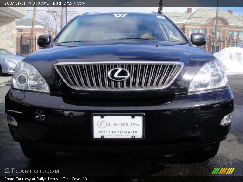 Black Onyx / Ivory 2007 Lexus RX 350 AWD