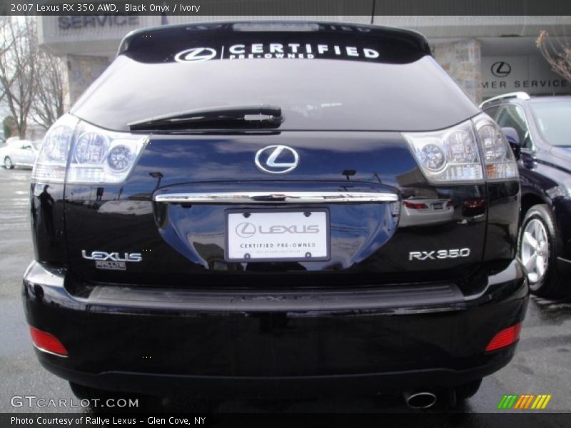 Black Onyx / Ivory 2007 Lexus RX 350 AWD