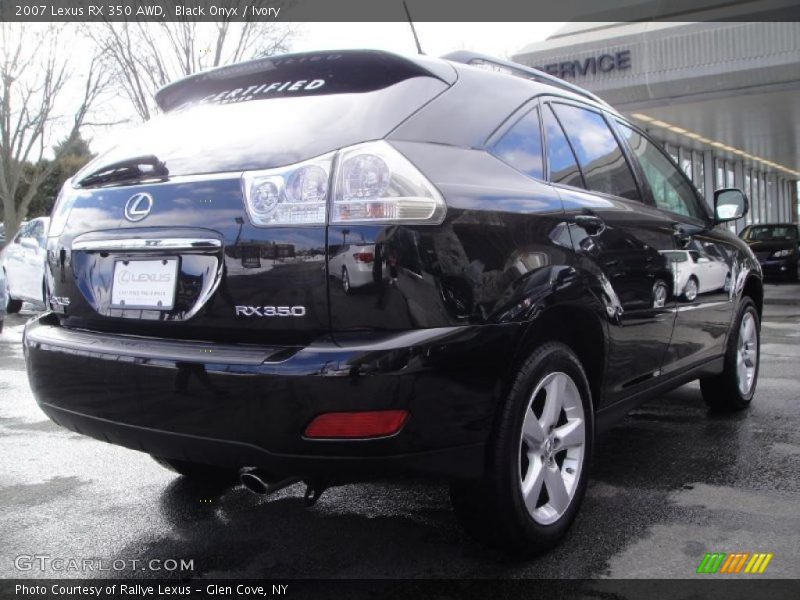 Black Onyx / Ivory 2007 Lexus RX 350 AWD