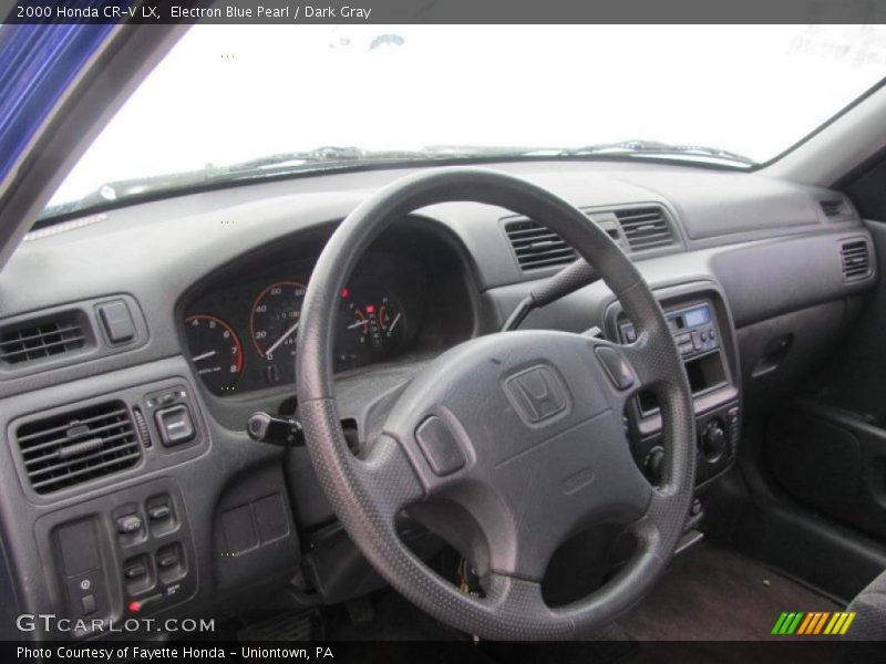 Electron Blue Pearl / Dark Gray 2000 Honda CR-V LX