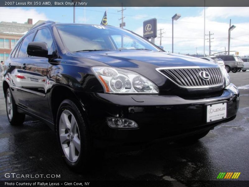 Black Onyx / Ivory 2007 Lexus RX 350 AWD
