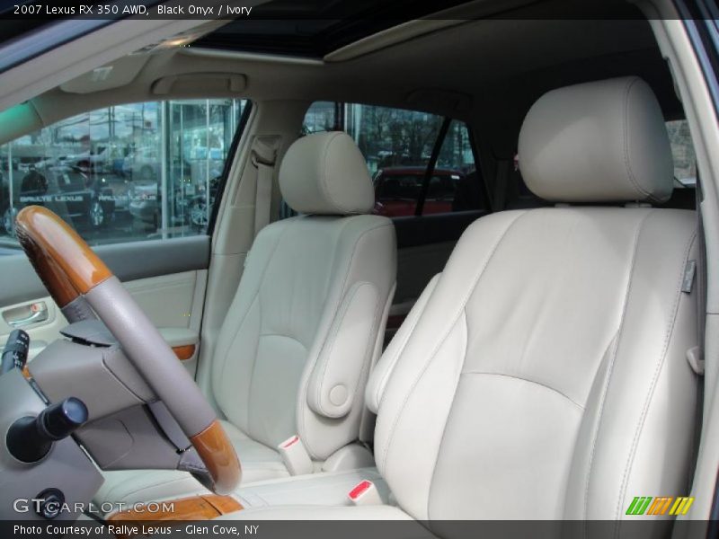 Black Onyx / Ivory 2007 Lexus RX 350 AWD