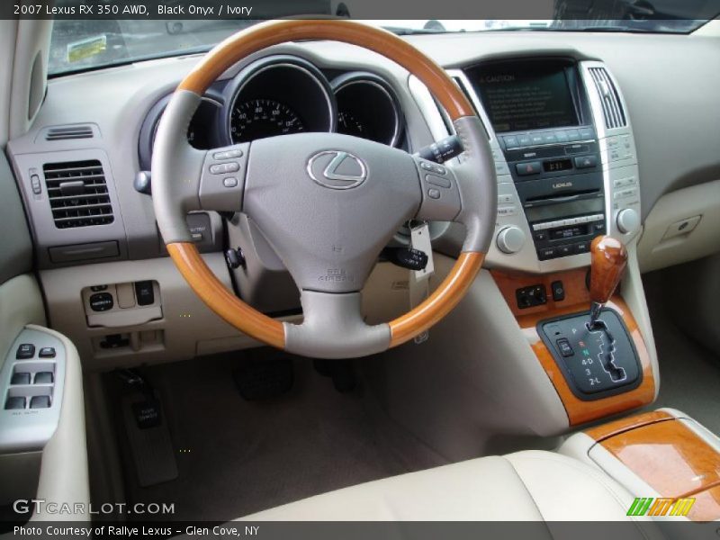 Black Onyx / Ivory 2007 Lexus RX 350 AWD