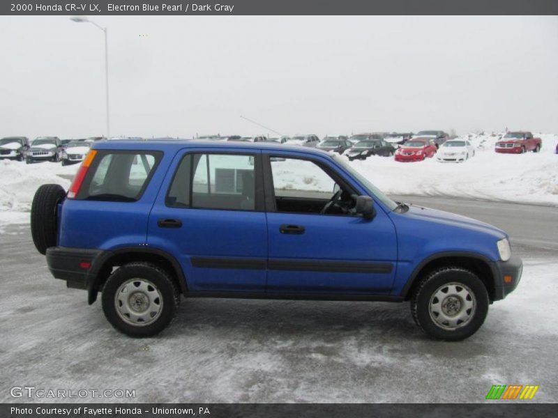 Electron Blue Pearl / Dark Gray 2000 Honda CR-V LX