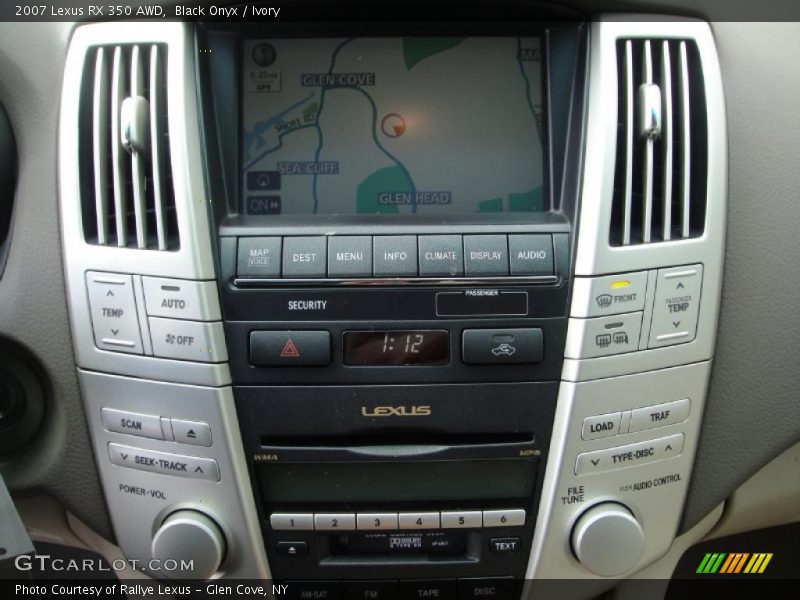 Black Onyx / Ivory 2007 Lexus RX 350 AWD