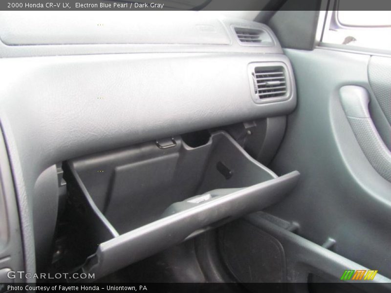 Electron Blue Pearl / Dark Gray 2000 Honda CR-V LX