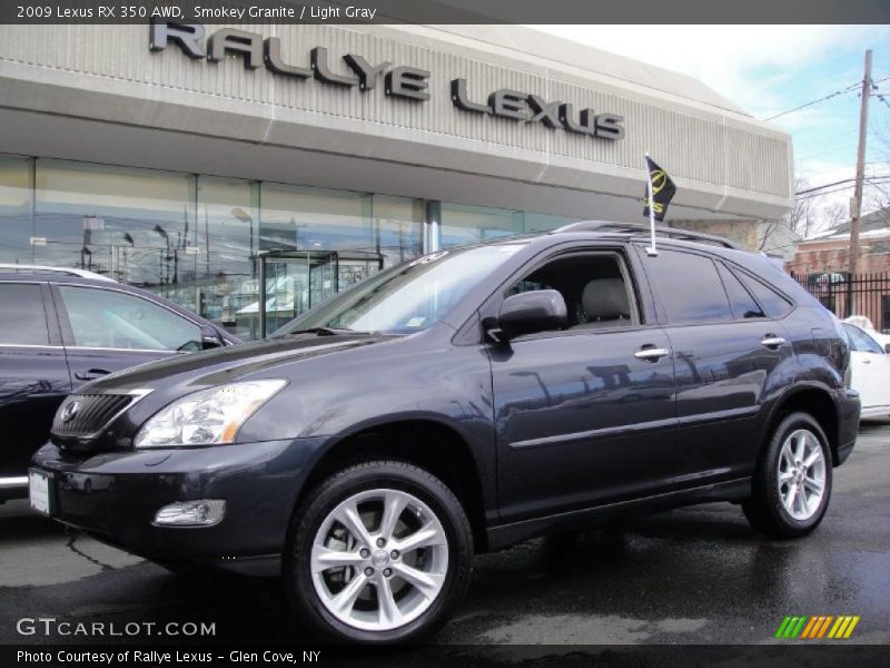 Smokey Granite / Light Gray 2009 Lexus RX 350 AWD