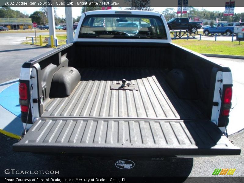 Bright White / Mist Gray 2002 Dodge Ram 2500 SLT Quad Cab