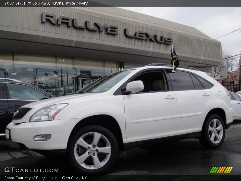 Crystal White / Ivory 2007 Lexus RX 350 AWD
