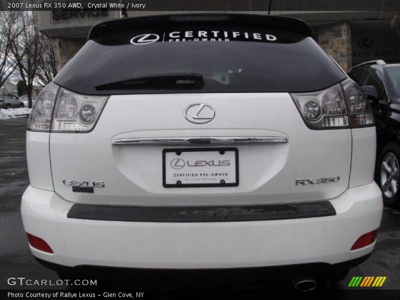 Crystal White / Ivory 2007 Lexus RX 350 AWD