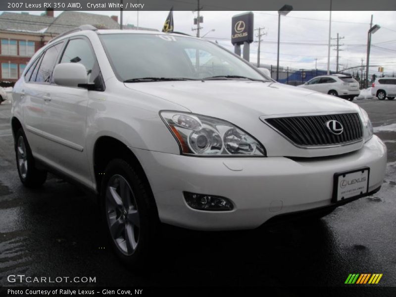 Crystal White / Ivory 2007 Lexus RX 350 AWD