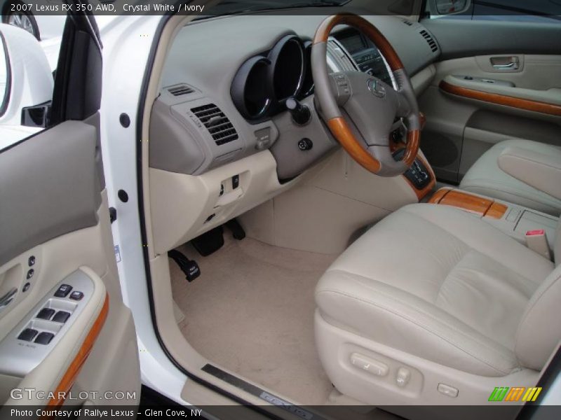 Crystal White / Ivory 2007 Lexus RX 350 AWD