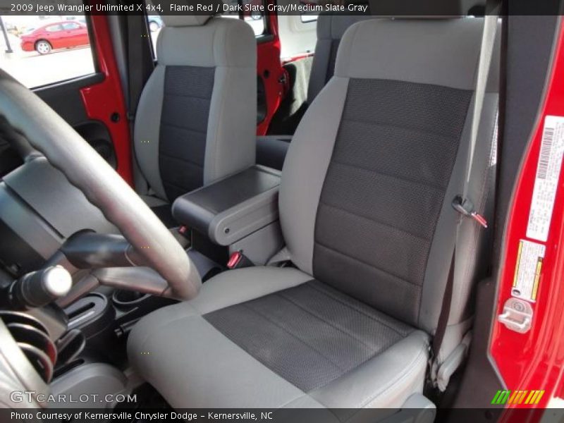 Flame Red / Dark Slate Gray/Medium Slate Gray 2009 Jeep Wrangler Unlimited X 4x4