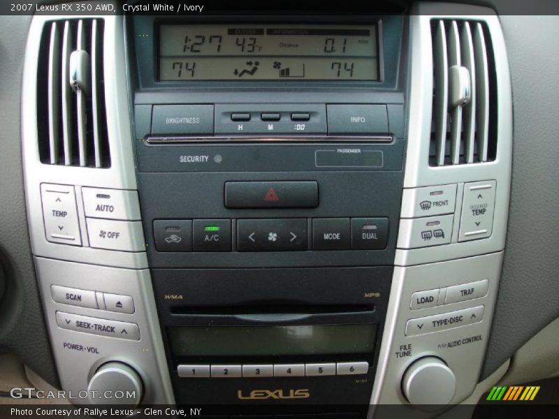 Crystal White / Ivory 2007 Lexus RX 350 AWD