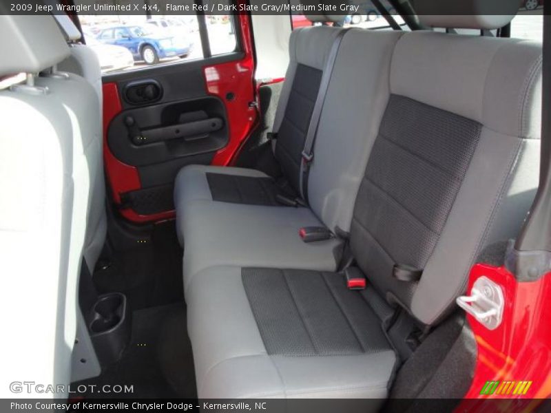 Flame Red / Dark Slate Gray/Medium Slate Gray 2009 Jeep Wrangler Unlimited X 4x4