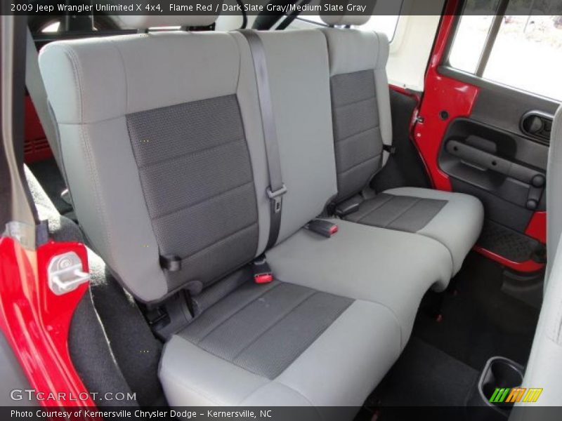 Flame Red / Dark Slate Gray/Medium Slate Gray 2009 Jeep Wrangler Unlimited X 4x4