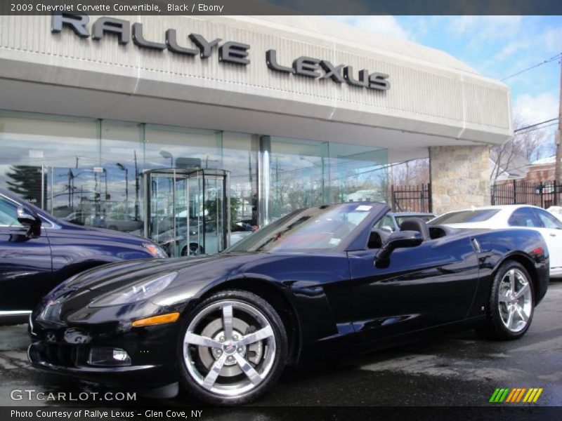 Black / Ebony 2009 Chevrolet Corvette Convertible