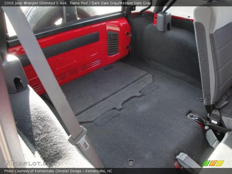 Flame Red / Dark Slate Gray/Medium Slate Gray 2009 Jeep Wrangler Unlimited X 4x4