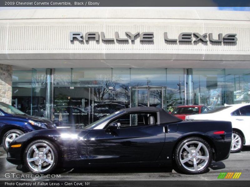 Black / Ebony 2009 Chevrolet Corvette Convertible