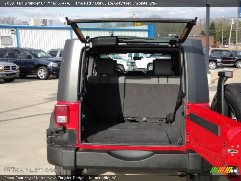 Flame Red / Dark Slate Gray/Medium Slate Gray 2009 Jeep Wrangler Unlimited X 4x4