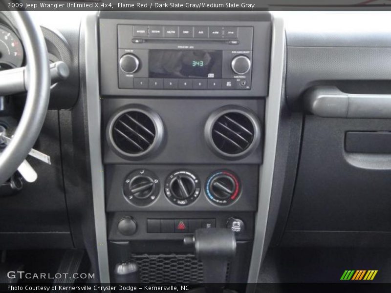 Flame Red / Dark Slate Gray/Medium Slate Gray 2009 Jeep Wrangler Unlimited X 4x4