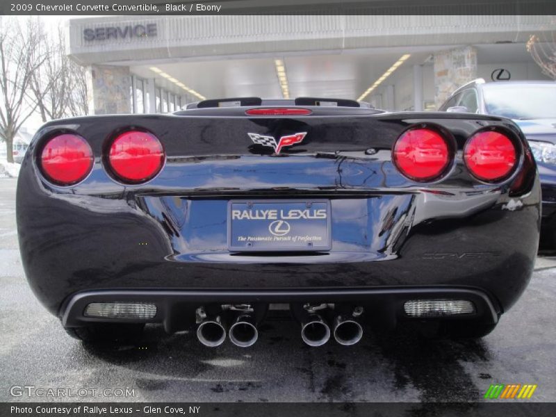 Black / Ebony 2009 Chevrolet Corvette Convertible