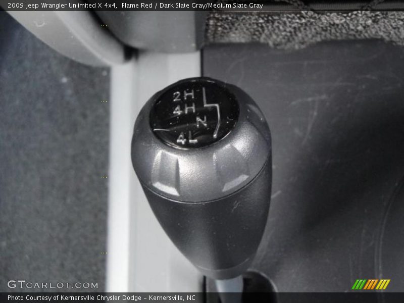 Flame Red / Dark Slate Gray/Medium Slate Gray 2009 Jeep Wrangler Unlimited X 4x4