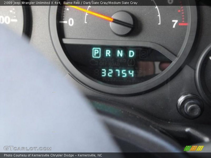 Flame Red / Dark Slate Gray/Medium Slate Gray 2009 Jeep Wrangler Unlimited X 4x4