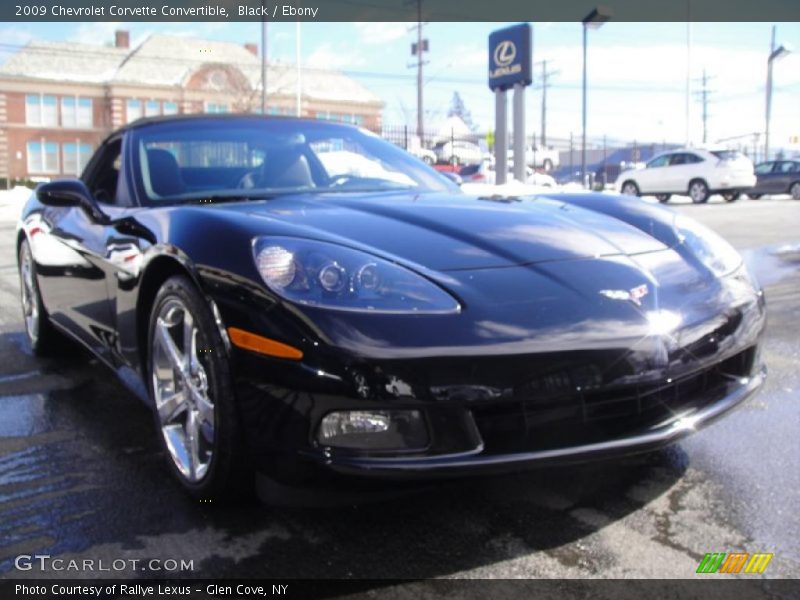 Black / Ebony 2009 Chevrolet Corvette Convertible